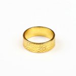 Bague Ajna Laiton plaqué Or